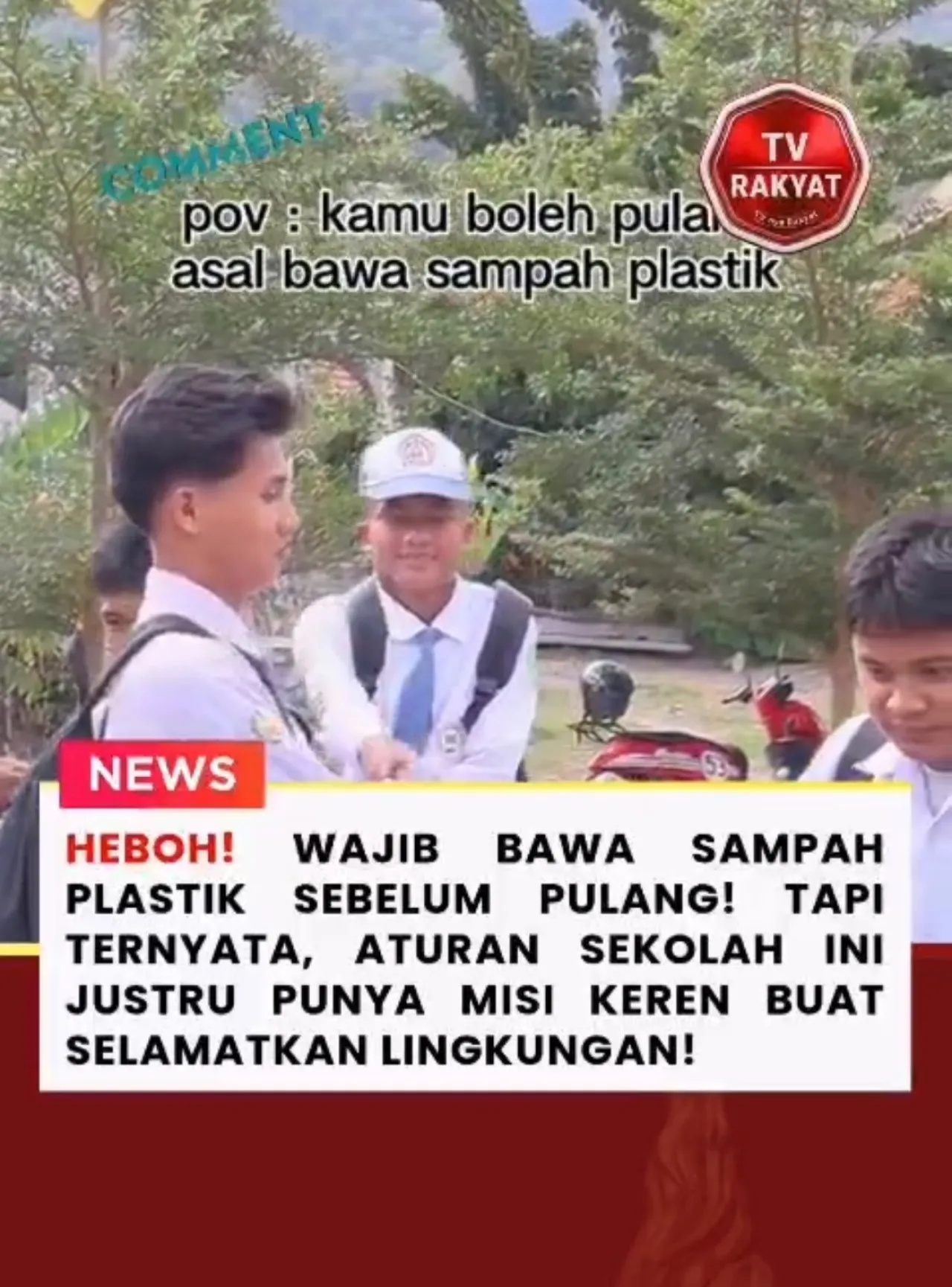 Pulang Sekolah Harus Bawa Sampah Plastik? Aturan Unik Ini Malah Bikin Siswa Jadi "Juara"! — News